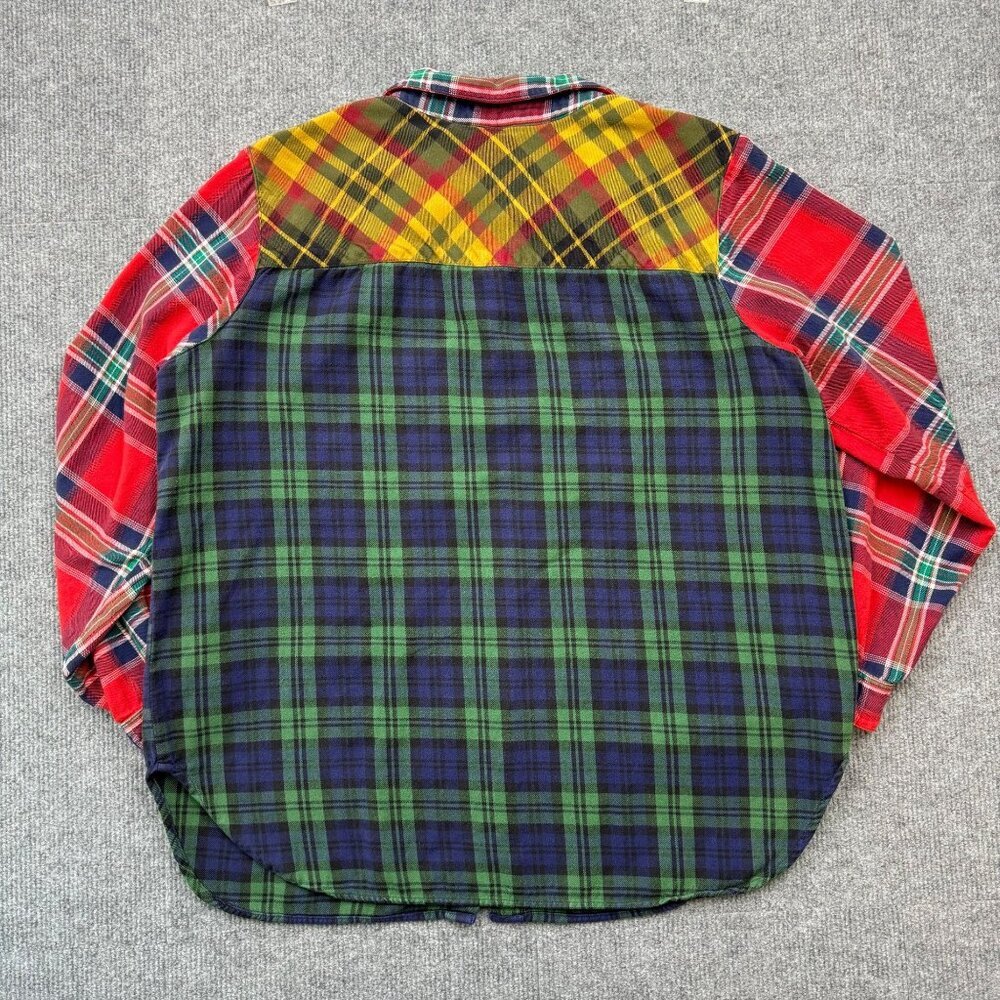 VTG Y2K 90s Blair Patchwork Plaid Floral Cotton Cottagecore Boho Cowgirl Womens - Picture 7 of 12